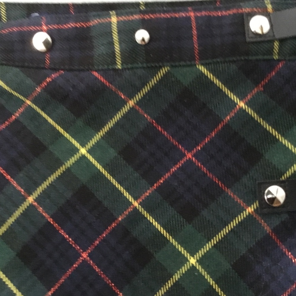 Limited Too Green Plaid Pleated St Patrick’s Day Skirt Kilt Size 3 NWT - Picture 4 of 4